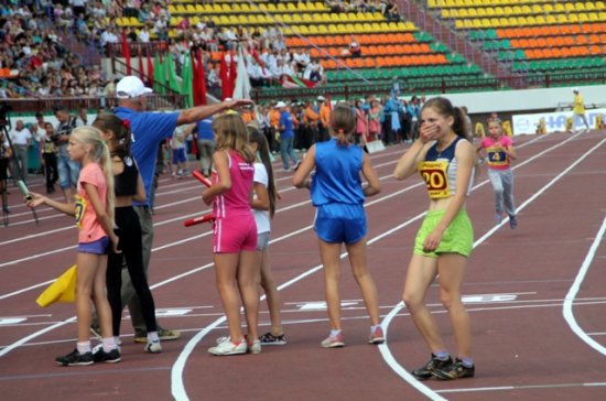 Областныe легкоатлетические соревнования "Детская легкая атлетика"