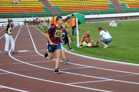 Областныe легкоатлетические соревнования "Детская легкая атлетика"