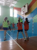 13 февраля прошли районные соревнования по баскетболу среди девушек